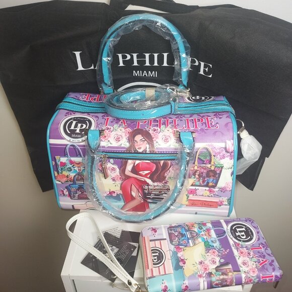 New La Philipe Miami handbag and matching wallet. - Picture 6 of 6